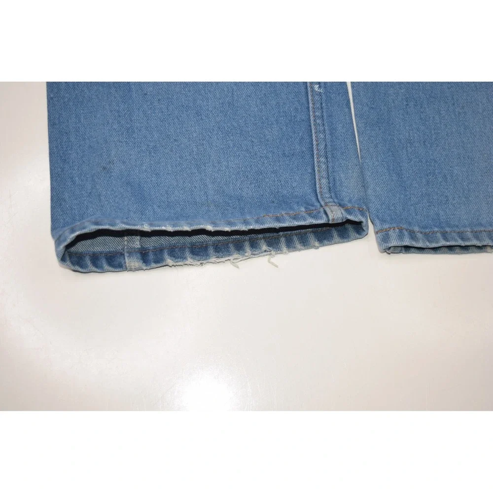 Vintage Levis 575 Mens 38x29 Baggy Faded Orange Tab Distressed Painter 80s Jeans